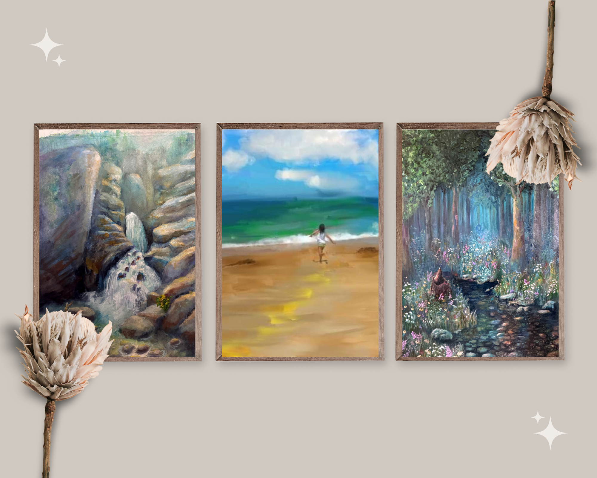 Image of subscription art print monthly club Michelle Passey Studio
