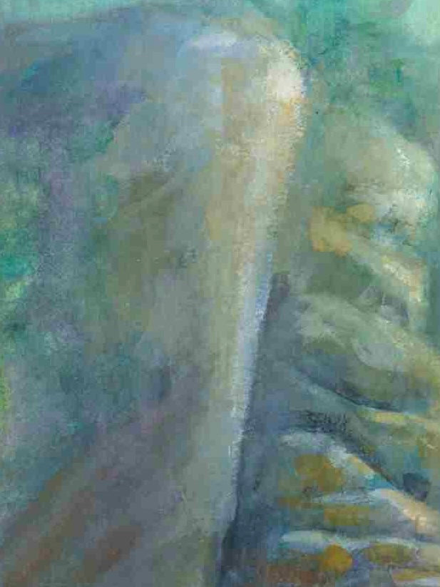 Image of Where Water Flows, Life Blooms - Painting Original Watercolor PaintingMichelle Passey Studio
